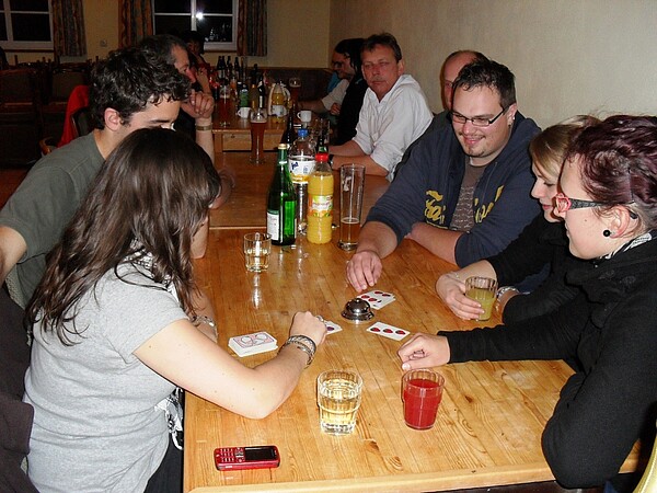 Spiel und Spass auf der Hütte