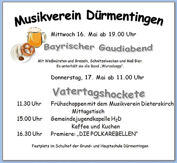 Einladung zum Vatertagsfest